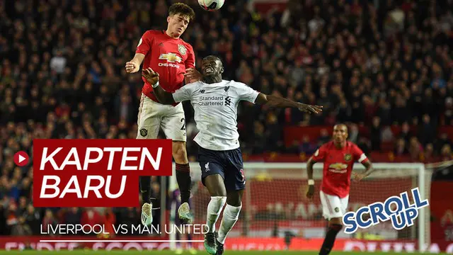 VIDEO: Manchester United Hadapi Liverpool dengan Kapten Baru