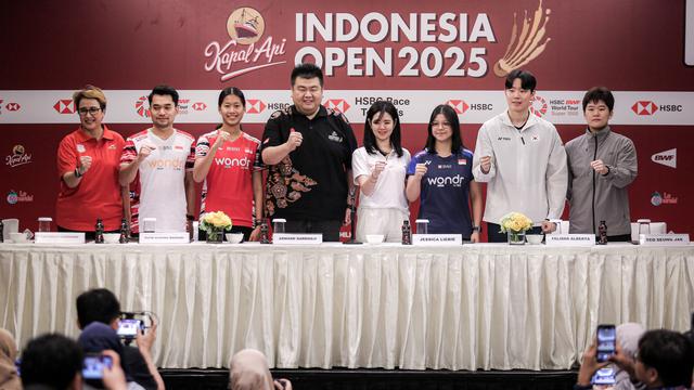 Konferensi Pers Indonesia Open 2025