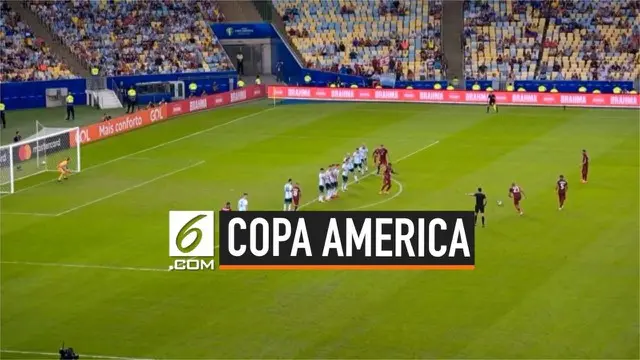 Argentina menundukkan Venezuela dengan skor 2-0 pada perempat final Copa America 2019 di Stadion Maracana, Rio de Janeiro, Jumat (28/6/2019). Selanjutnya, Lionel Messi, dkk. akan menantang musuh bebuyutan mereka, Brasil, pada partai semifinal.