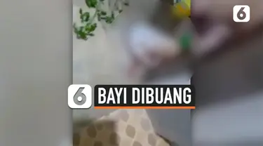 TERBUNGKUS PLASTIK, BAYI BARU LAHIR DIBUANG KE MASJID