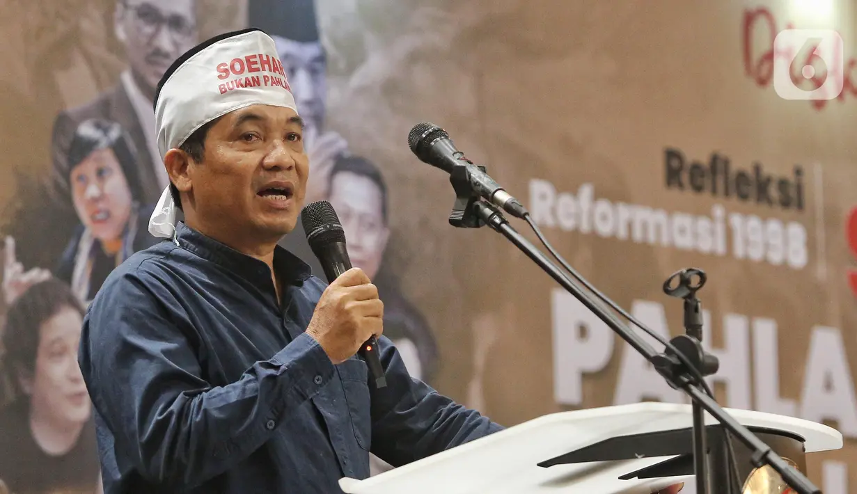 Sejumlah aktivis reformasi 98 hadir dalam diskusi ini, salah satunya Ray Rangkuti. (Liputan6.com/Angga Yuniar)