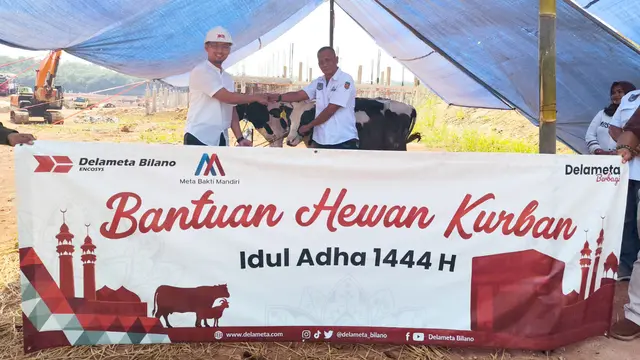 Sambut Idul Adha, PT Delameta Bilano Bagikan Kurban Sapi untuk Warga Sadang, Purwakarta