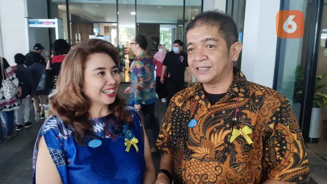 Ketua Panitia Kegiatan Halal Bihalal IKA Teladan, Evo Meirita (Liputan6.com/Fauzan)