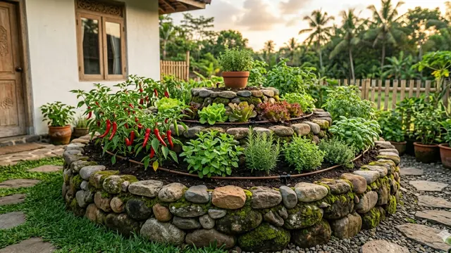 Ide Desain Edible Garden Minimalis di Halaman Sempit Tapi Hasil Panen Melimpah.