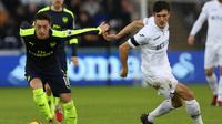 Swansea City Vs Arsenal (AFP/Geoff Caddick)