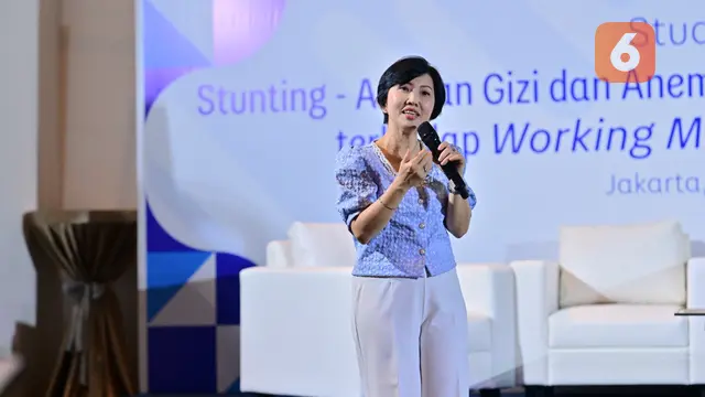 President of Indonesian Nutrition Association, Dr. dr. Luciana B. Sutanto, MS, SpGK(K) (Foto: Aditya Eka Prawira/Liputan6.com)