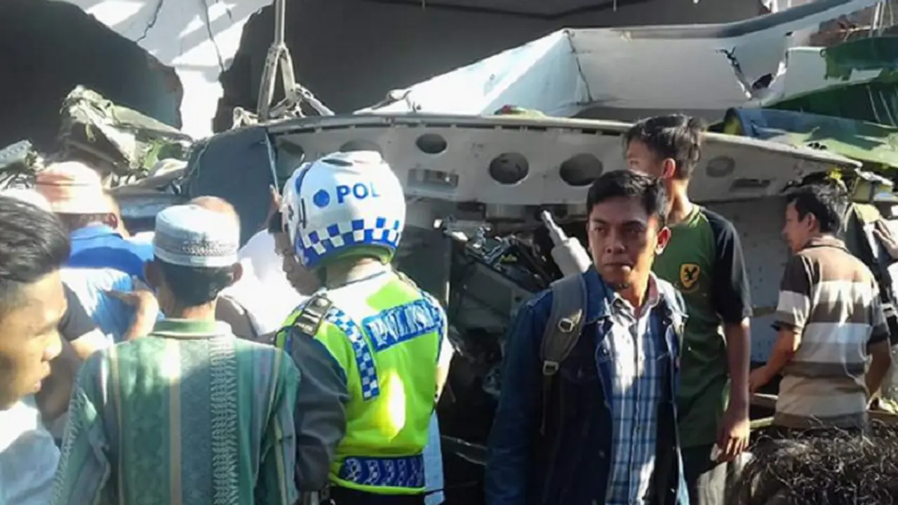 Helikopter Jatuh Yogyakarta
