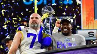 Los Angeles Rams berhasil menjadi juara Super Bowl LVI (AFP)