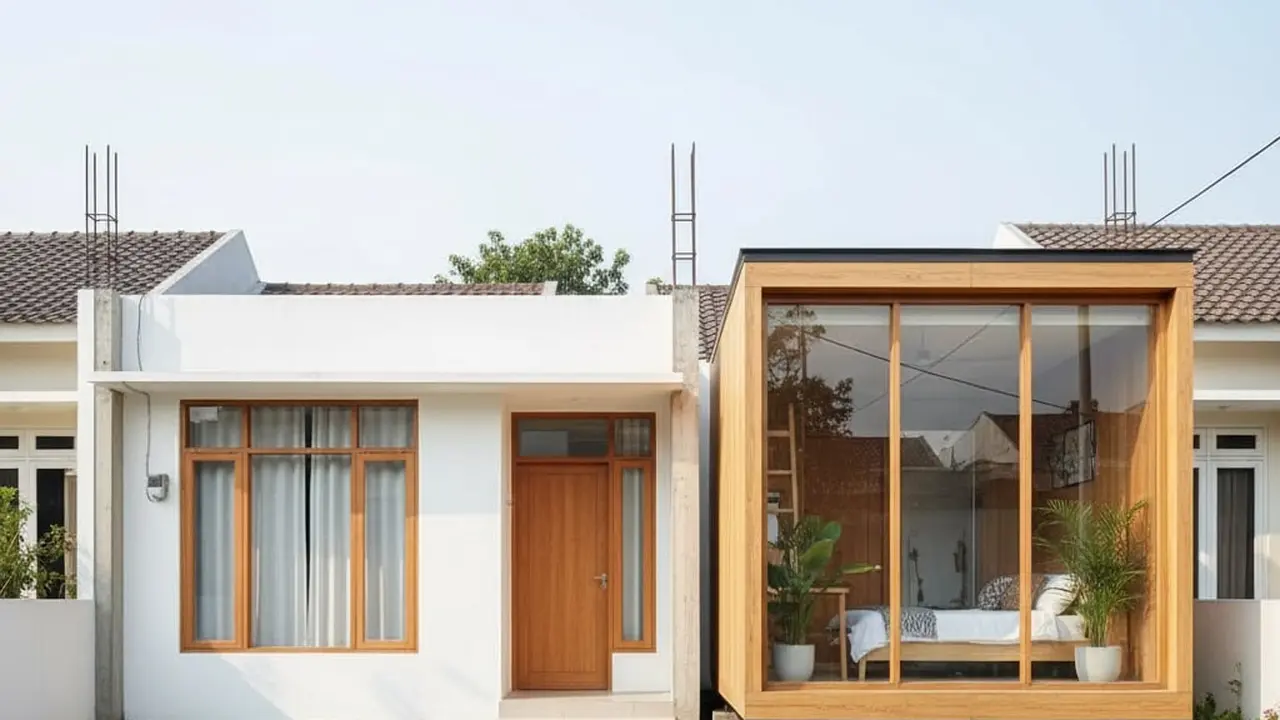 Desain Rumah 6x10 untuk Rumah Tumbuh