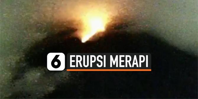 VIDEO: Enam Kali Guguran Lava Pijar Merapi di Hari ke-36