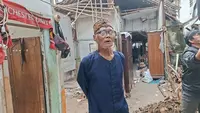 Foto Rumah Diding Boneng yang Sempat Ambruk, Nyaris Rata Dengan Tanah