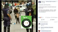 [Cek Fakta] Gambar Tangkapan Layar Seorang Anak Menantang Petugas Kepolisian