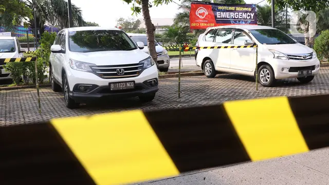 Cegah Penyebran Covid-19, Rest Area Ini Terapkan Parkir Mobil Berjarak