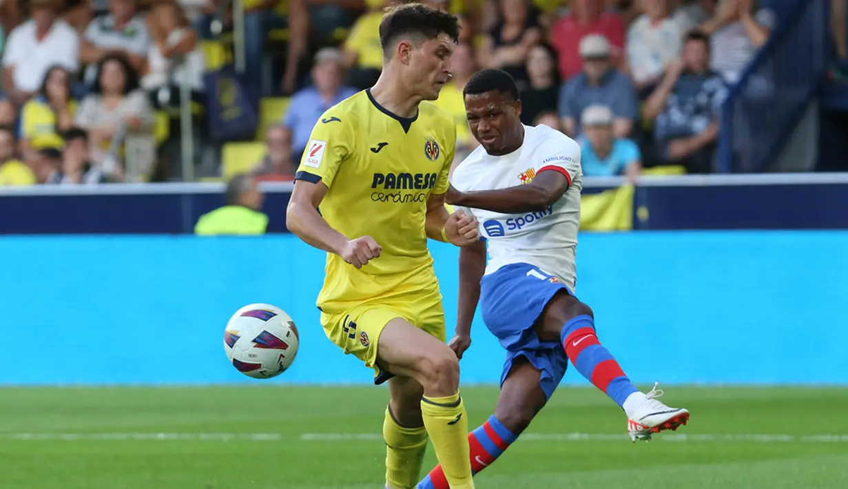 Blaugrana telah mengumpulkan tujuh poin dari tiga laga. (AP Photo/Alberto Saiz)