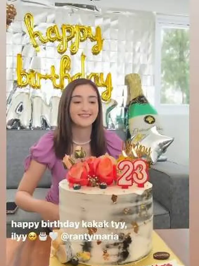 Ranty Maria rayakan hari ulang tahun ke-23 bersama kekasih