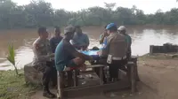 Polsek Ajak Warga Pinggiran Sungai Siak Salurkan Hak Suara untuk Kemajuan Pekanbaru
