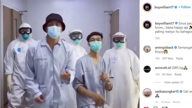 Boy William bergoyang Tik Tok