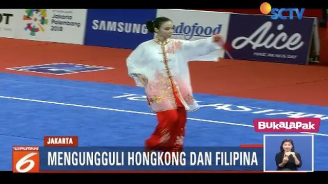 Medali emas kembali dipersembahkan untuk Indonesia dalam Asian Games 2018. Atlet wushu Lindswell Kwok berhasil menyabet peringkat teratas di nomor taijiquan dan taijijian putri.