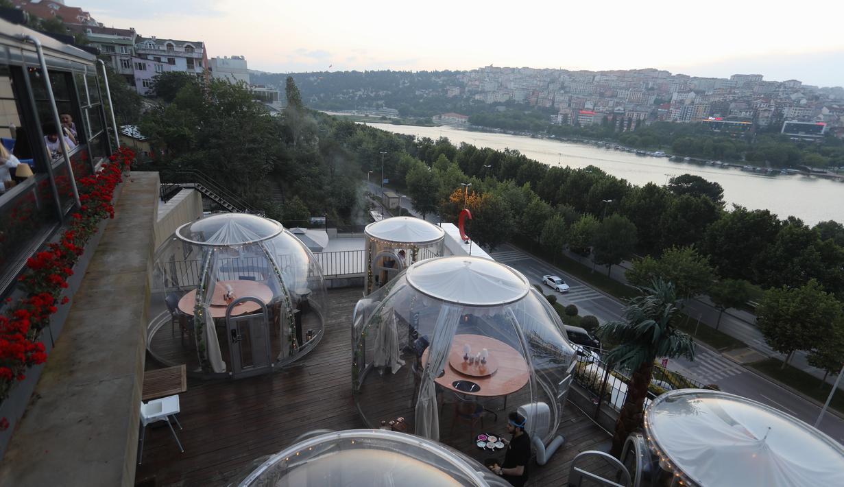 Foto Restoran Di Istanbul Terapkan Zona Aman Untuk Pelanggannya Global Liputan6 Com