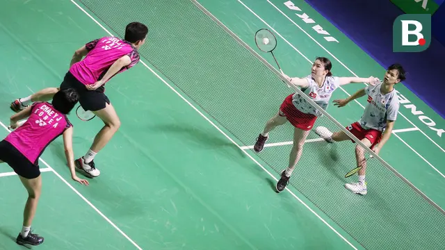Foto: Tumbangkan Wakil Korea Selatan, Yuta Watanabe/Arisa Higashino Melangkah ke Final Indonesia Open 2022