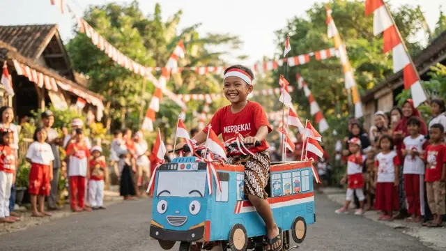 Hiasan Sepeda 17 Agustus