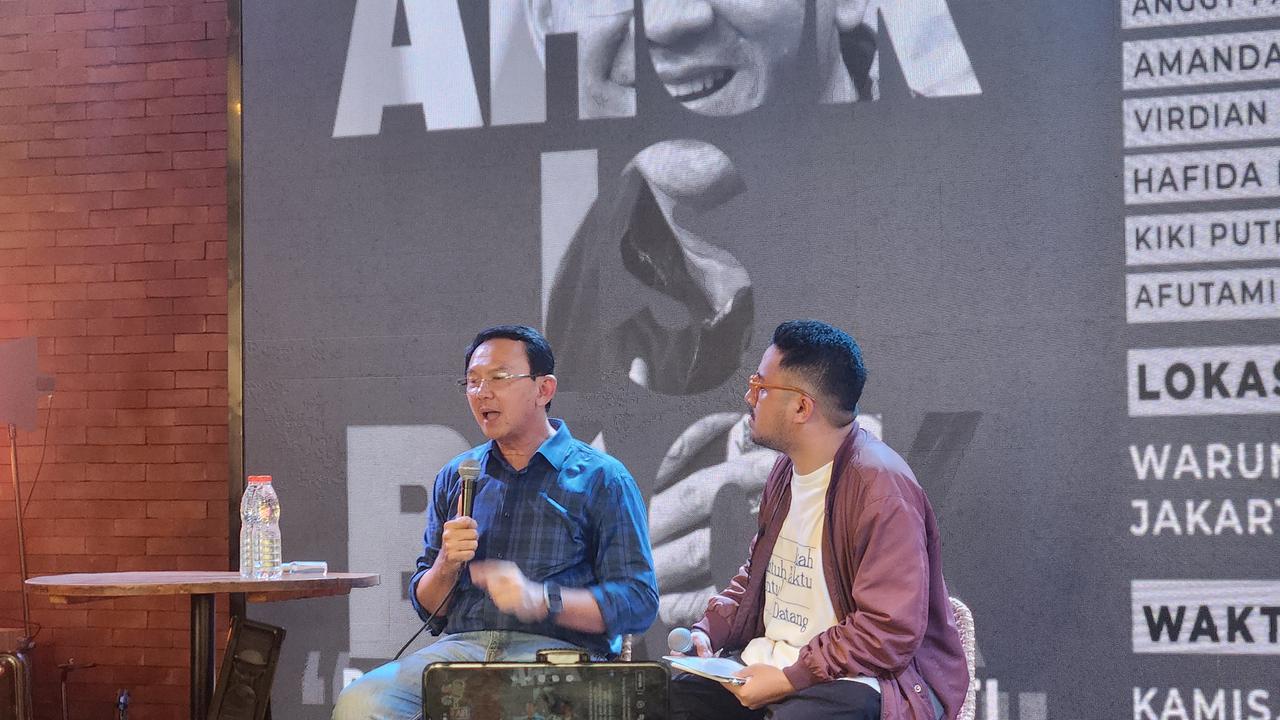 Politikus PDI Perjuangan (PDIP) Basuki Tjahja Purnama alias Ahok
