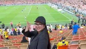 Fitri Carlina Bahagia Bisa Nonton Cristiano Ronaldo Secara Langsung di Arab Saudi
