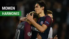Berita video keharmonisan Neymar dan Edinson Cavani yang ditunjukkan ketika PSG menang 3-0 atas Bayern Munchen pada matchday kedua Liga Champions 2017-2018, Rabu (27/9/2017).