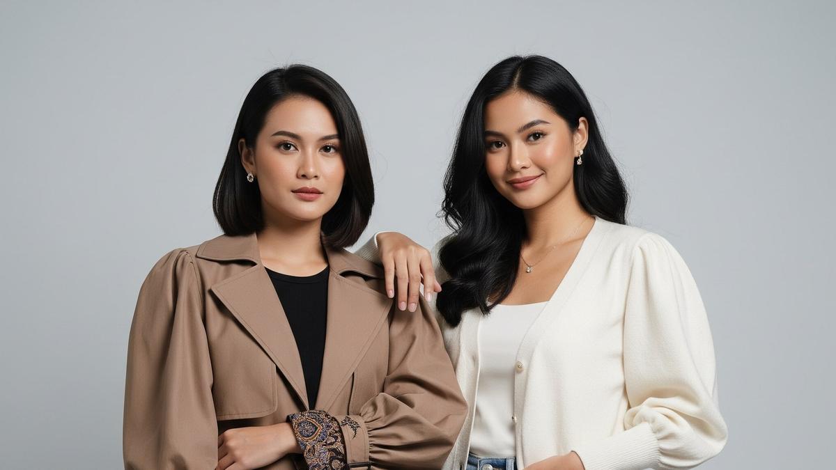 7 Rekomendasi Outer Wanita Lengan Bishop Simple dan Mewah Tren 2025, Tampil Elegan Modern