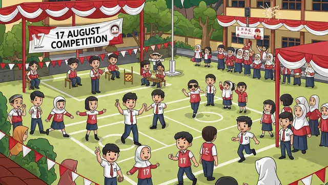 Kegiatan Lomba 17 Agustus di Sekolah