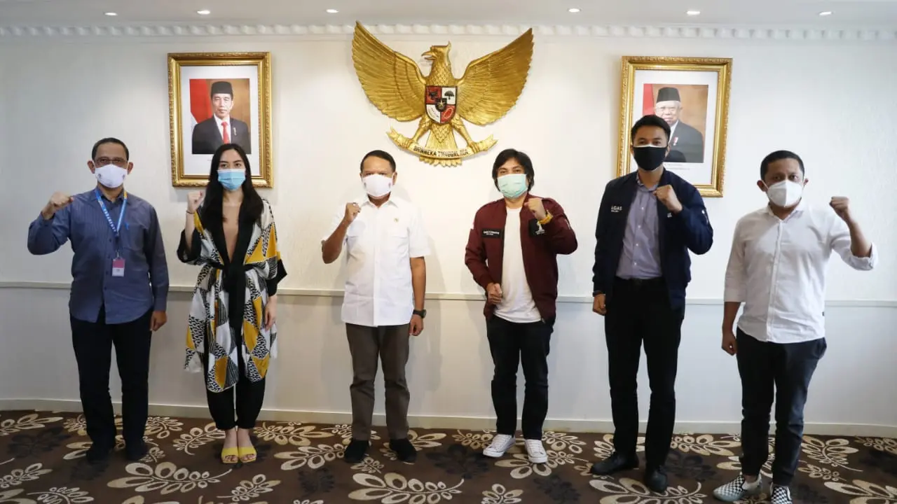 BPP HIPMI Sampaikan Program Kerjanya kepada Menpora