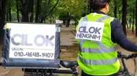 Cilok Hengnim menjajakan cilok dengan bekeliling kota Ansan, Korea Selatan. (dok. Cilok Hengnim)