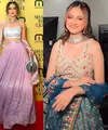 Lihat di sini beberapa potret penampilan penuh pesona para artis pakai kain sari India.