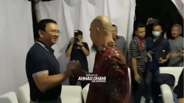 7 Momen Pertemuan Ahmad Dhani dan Ahok, Jumpa di Balik Panggung Konser Dewa 19