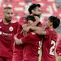 Pemain Persija Jakarta merayakan gol yang dicetak Arylansyah Abdulmanan (tengah) ke gawang Arema FC pada laga perebutan peringkat ketiga Piala Presiden 2026 di Stadion Kapten I Wayan Dipta, Gianyar, Bali, Kamis (6/8/2026). Gol Arylansyah pada menit ke-72 membawa Macan Kemayoran kembali unggul 2-1 sebelum Victor Dethan memastikan kemenangan 3-1 yang mengantarkan Persija finis di peringkat ketiga. (KapanLagi.com/Budy Santoso)