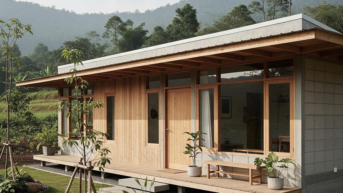 7 Rumah Sederhana Rp 50 Juta ala Japandi di Desa, Menekankan Fungsi dan Kedekatan dengan Alam