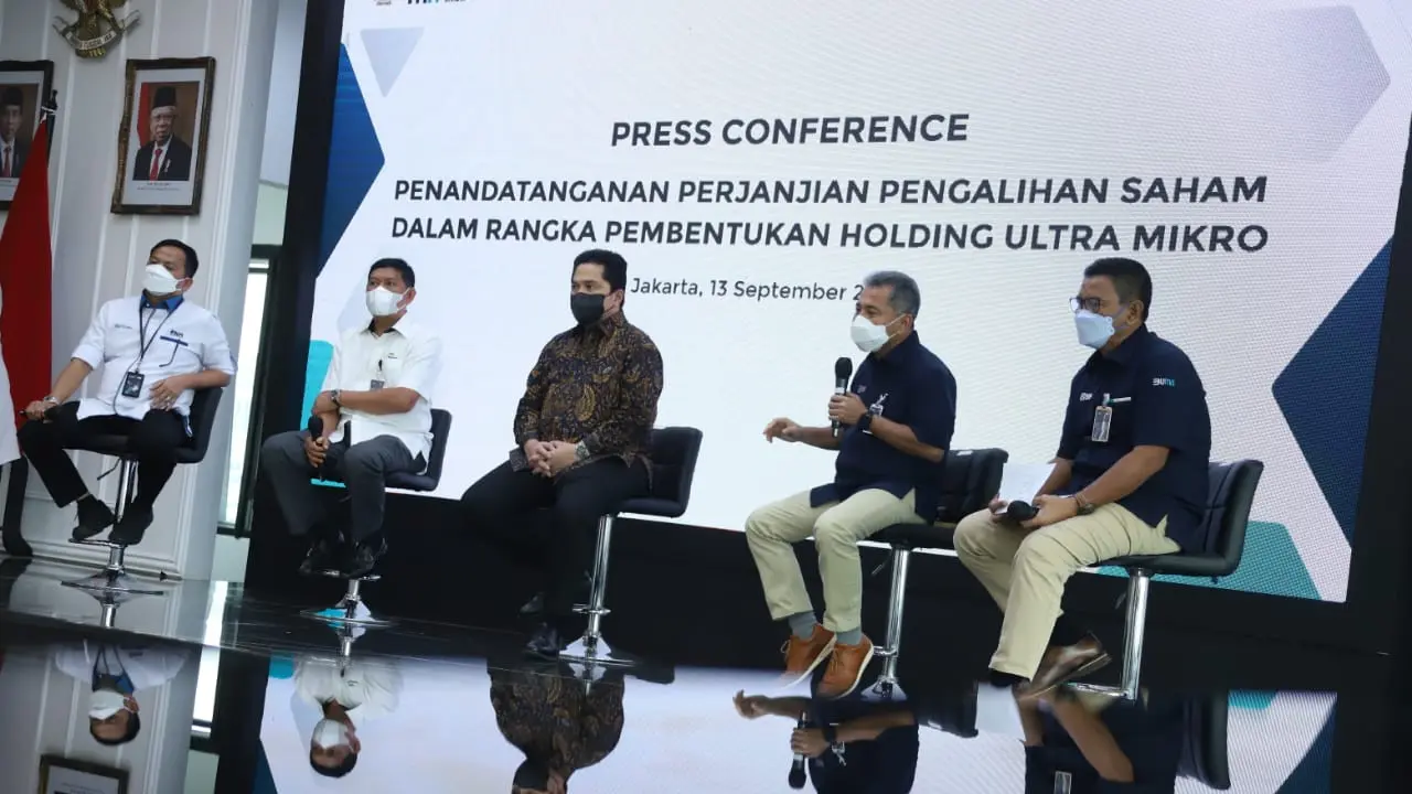 Pengalihan Saham untuk Pembentukan Holding Ultra Mikro ke BRI
