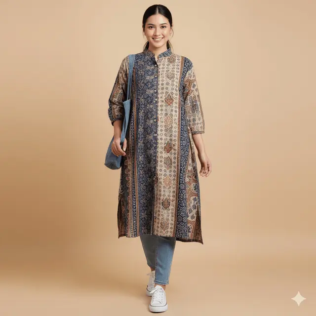 Model Daster Batik Modern untuk Jalan-Jalan by Gemini