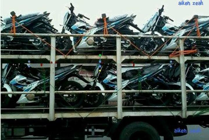 Penampakkan Satria FU facelift