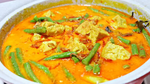 Sayur Tahu Santan Pedas