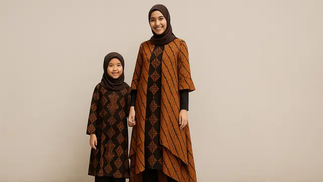 Tunik Batik Layer Panjang (Foto: ChatGPT)