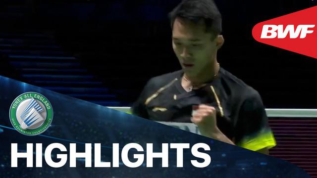 Berita video highlights kemenangan Jonatan Christie pada babak pertama All England 2021, sebelum akhirnya tim Indonesia dipaksa mundur terkait kebijakan kesehatan di Inggris, Rabu (17/3/2021) waktu setempat.