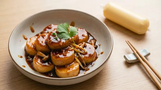 Egg Tofu Saus Tiram