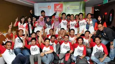 Antusias para Cinemaholic  jelang menyaksikan film The Hobbit di Blitz Megaplex,  Jakarta, Minggu (21/12/2014).  (Liputan6.com/Panji Diksana)