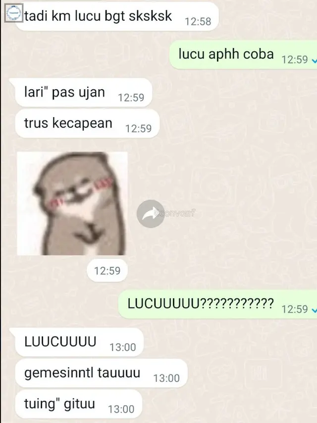 6 Chat Random Cowok ke Pacarnya Ini Bikin Senyum-Senyum