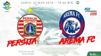 Live Streaming Liga 1 2018 di Indosiar: Persija Vs Arema FC
