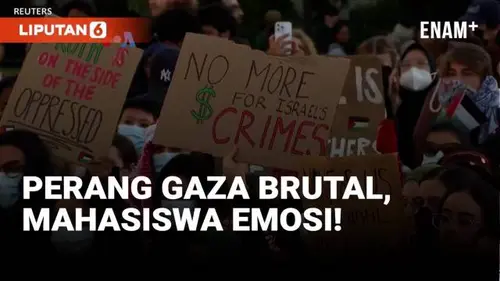 VIDEO: Perang Israel-Hamas, Mahasiswa di Amerika Emosi!