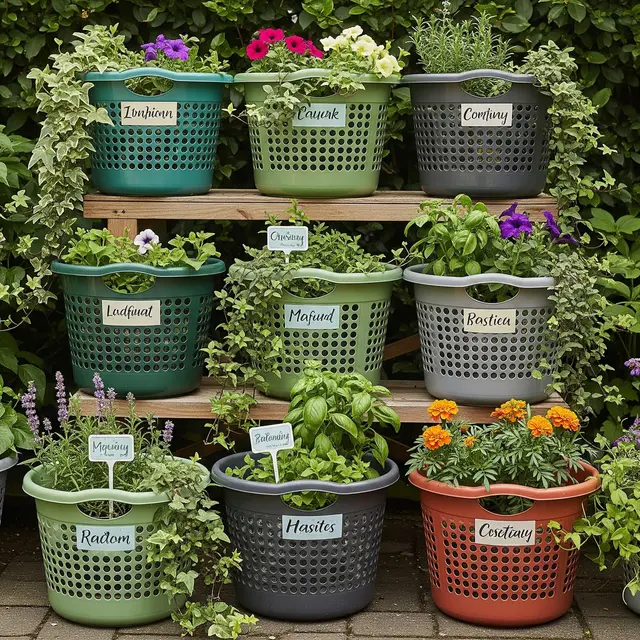 Ide Berkebun Murah Tanpa Membeli Pot Tanaman (AI Generated)