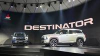 Mitsubishi Destinator menjadi amunisi terbaru Mitsubishi Motors di pasar otomotif Indonesia. (Liputan6.com/Septian pamungkas)