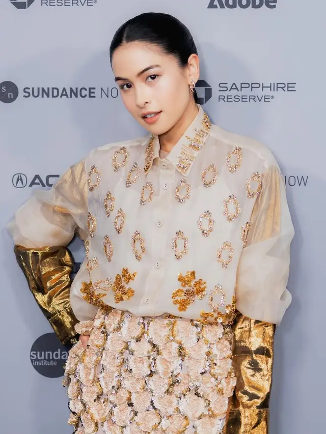 Maudy Ayunda di Sundance Film Festival 2026, Amerika tampil stunning. [@armanfebryan]